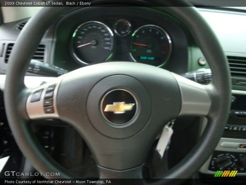 Black / Ebony 2009 Chevrolet Cobalt LT Sedan