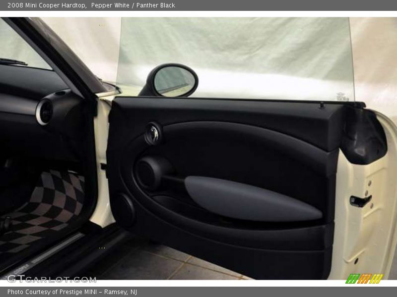Pepper White / Panther Black 2008 Mini Cooper Hardtop