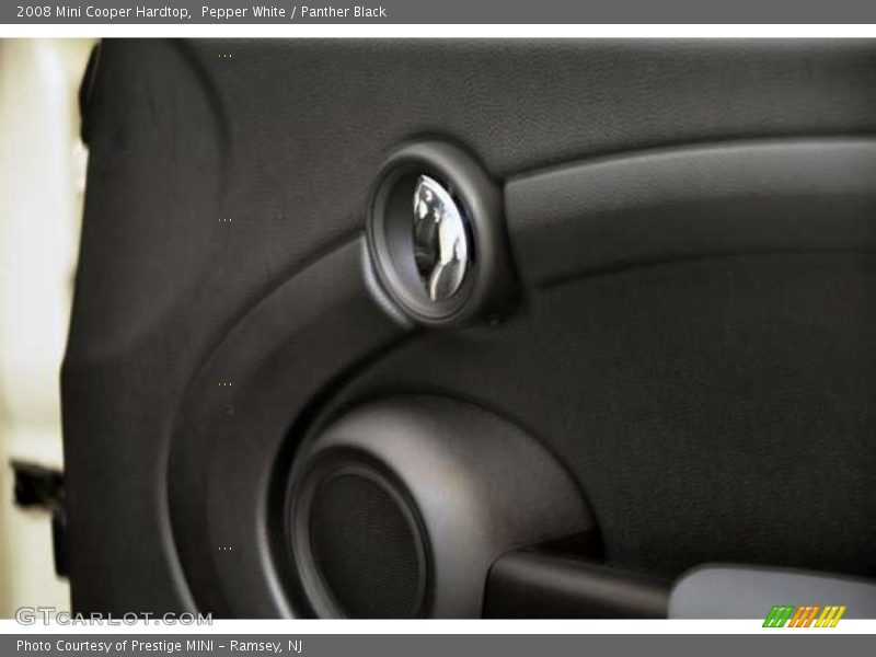 Pepper White / Panther Black 2008 Mini Cooper Hardtop