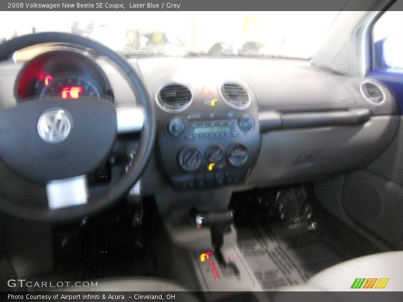 Laser Blue / Grey 2008 Volkswagen New Beetle SE Coupe