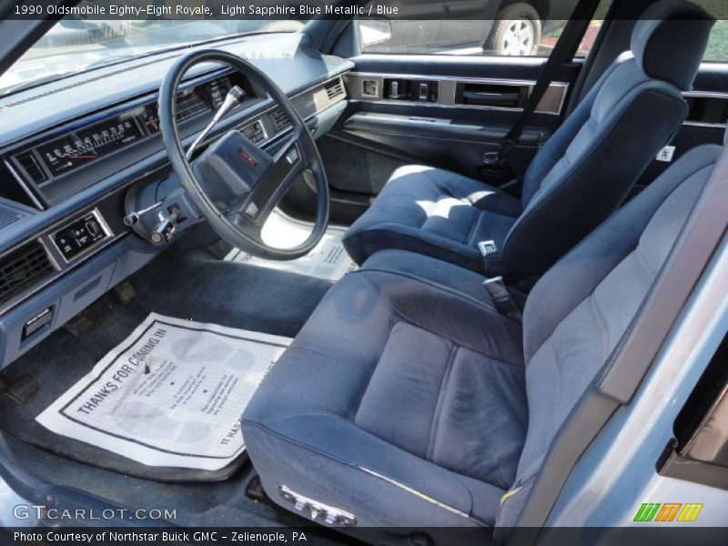  1990 Eighty-Eight Royale Blue Interior