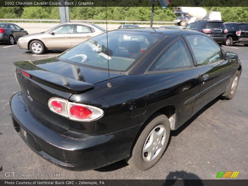 Black / Graphite 2002 Chevrolet Cavalier Coupe