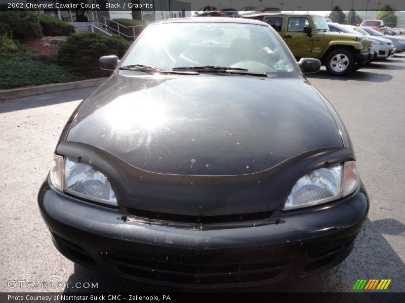 Black / Graphite 2002 Chevrolet Cavalier Coupe