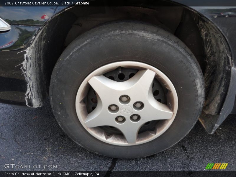 Black / Graphite 2002 Chevrolet Cavalier Coupe
