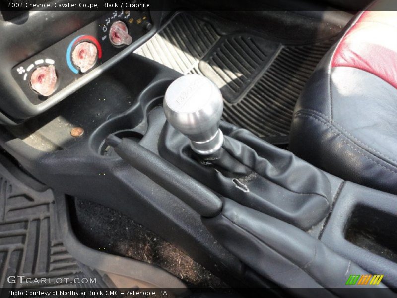 Black / Graphite 2002 Chevrolet Cavalier Coupe