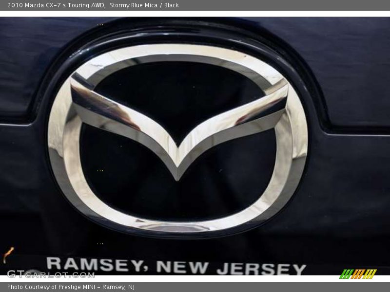 Stormy Blue Mica / Black 2010 Mazda CX-7 s Touring AWD