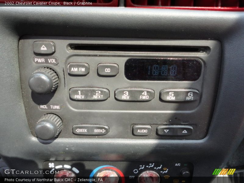 Black / Graphite 2002 Chevrolet Cavalier Coupe
