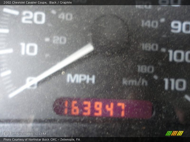 Black / Graphite 2002 Chevrolet Cavalier Coupe