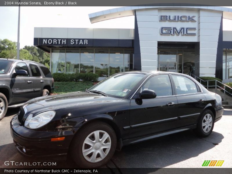 Ebony Black / Black 2004 Hyundai Sonata