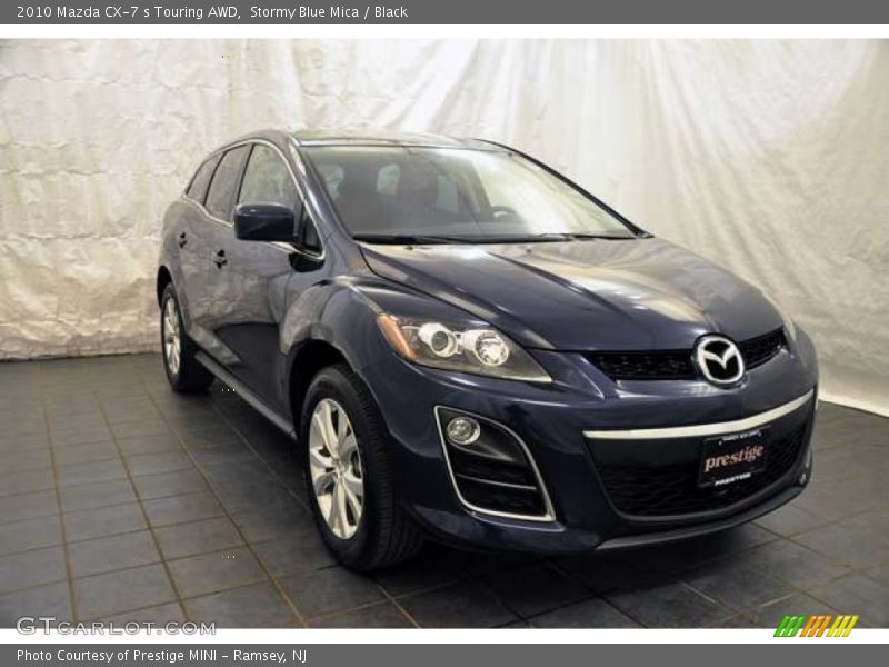 Stormy Blue Mica / Black 2010 Mazda CX-7 s Touring AWD