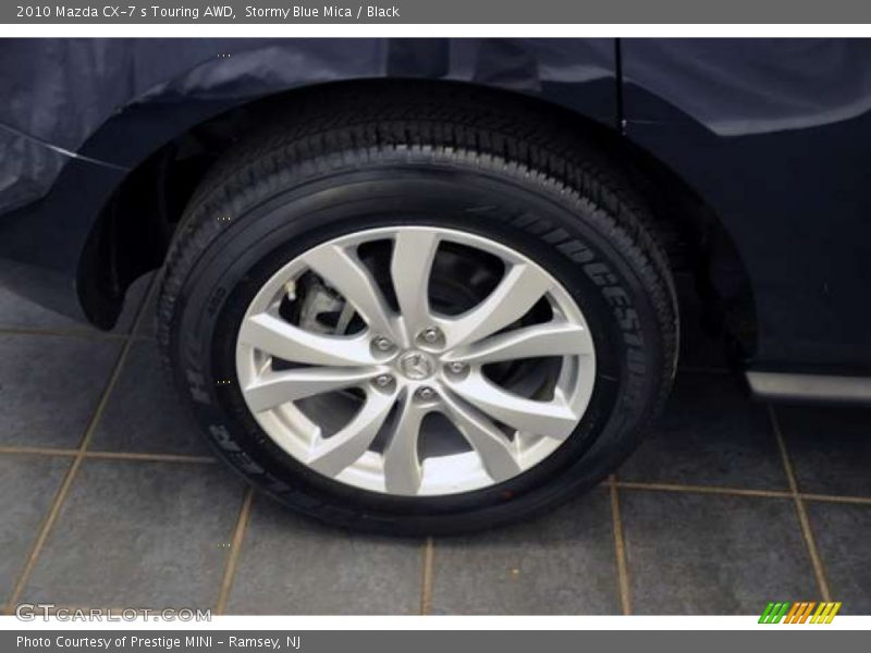Stormy Blue Mica / Black 2010 Mazda CX-7 s Touring AWD