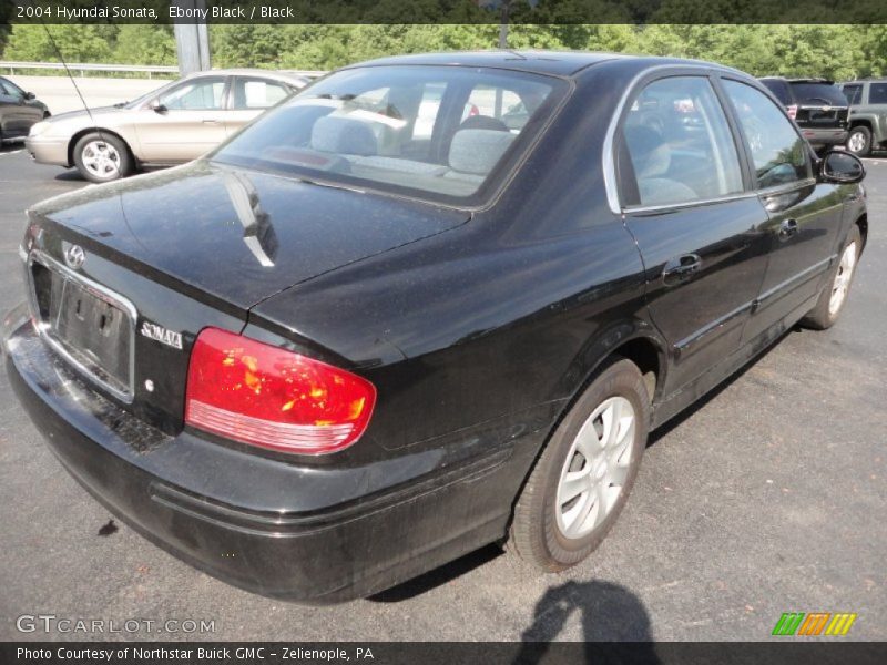 Ebony Black / Black 2004 Hyundai Sonata