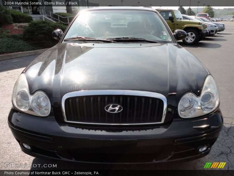 Ebony Black / Black 2004 Hyundai Sonata