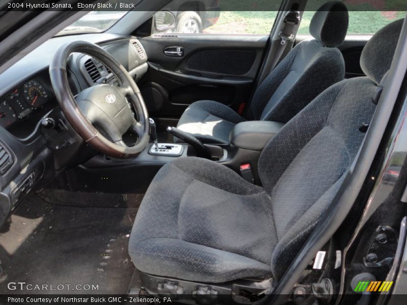 Ebony Black / Black 2004 Hyundai Sonata