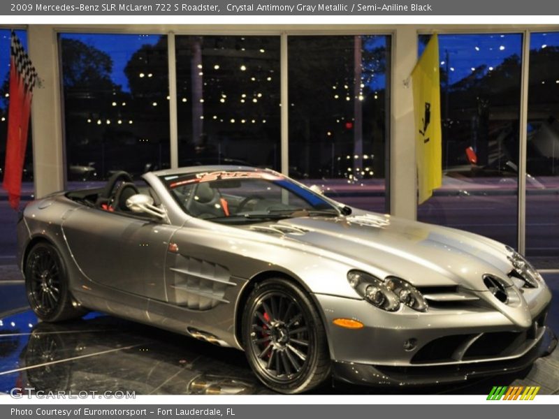 2009 SLR McLaren 722 S Roadster Crystal Antimony Gray Metallic