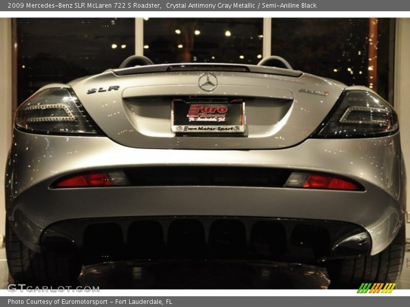 Crystal Antimony Gray Metallic / Semi-Aniline Black 2009 Mercedes-Benz SLR McLaren 722 S Roadster