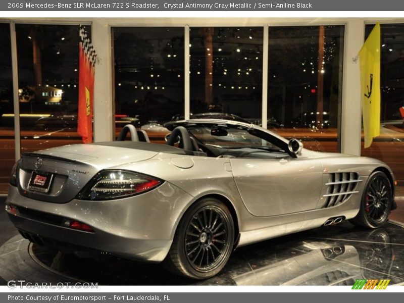  2009 SLR McLaren 722 S Roadster Crystal Antimony Gray Metallic