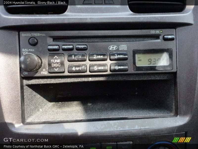 Ebony Black / Black 2004 Hyundai Sonata