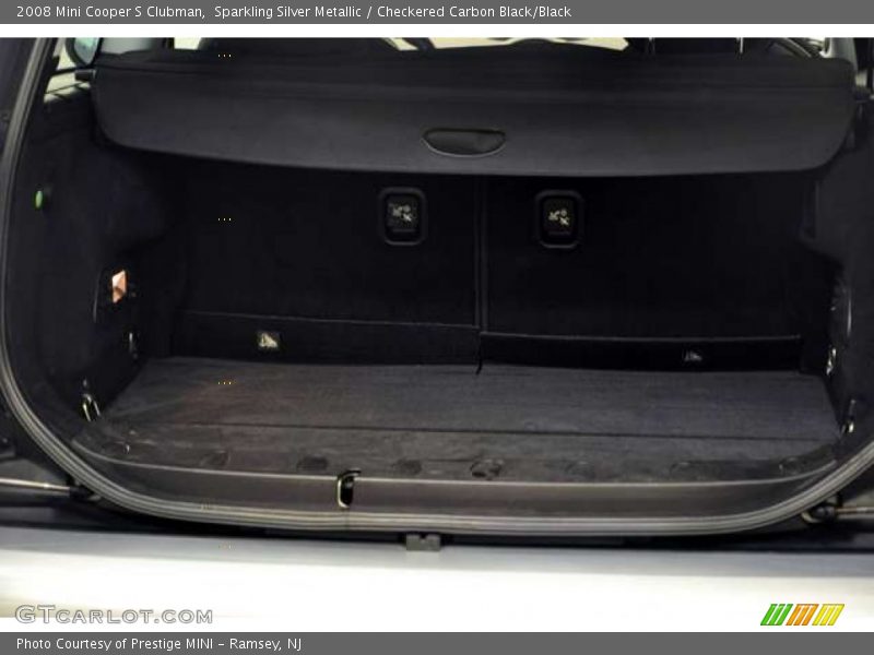 Sparkling Silver Metallic / Checkered Carbon Black/Black 2008 Mini Cooper S Clubman