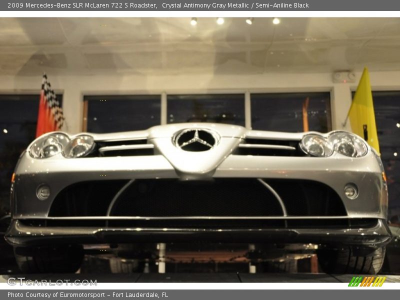 Crystal Antimony Gray Metallic / Semi-Aniline Black 2009 Mercedes-Benz SLR McLaren 722 S Roadster