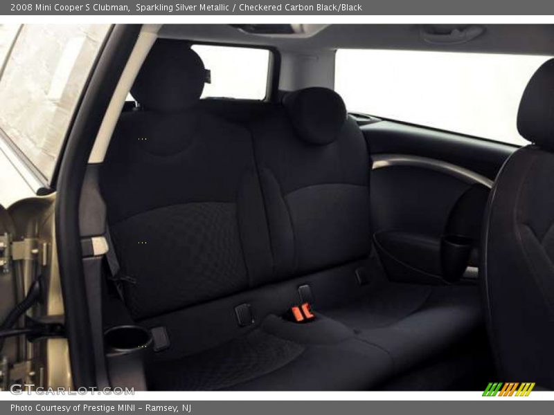 Sparkling Silver Metallic / Checkered Carbon Black/Black 2008 Mini Cooper S Clubman