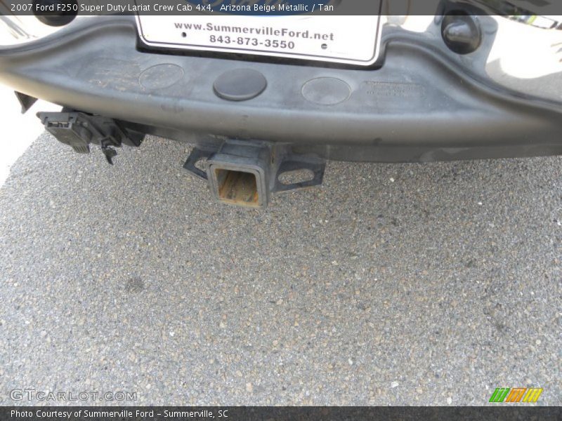 Arizona Beige Metallic / Tan 2007 Ford F250 Super Duty Lariat Crew Cab 4x4