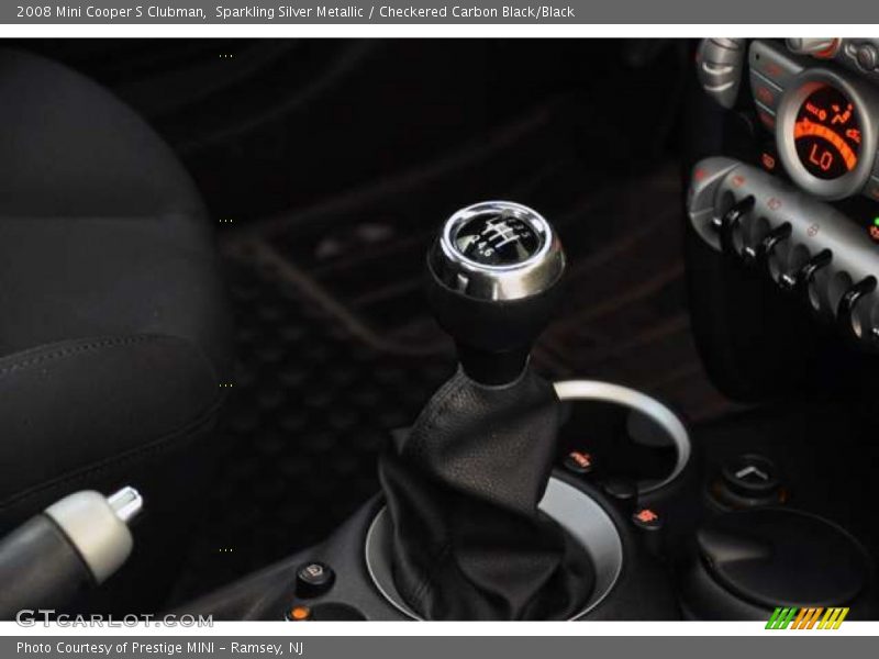 Sparkling Silver Metallic / Checkered Carbon Black/Black 2008 Mini Cooper S Clubman