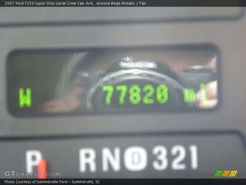 Arizona Beige Metallic / Tan 2007 Ford F250 Super Duty Lariat Crew Cab 4x4
