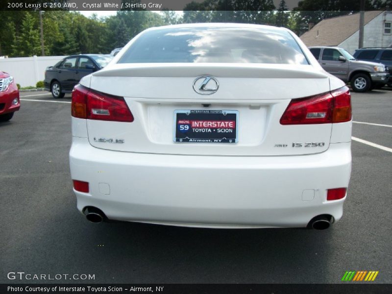 Crystal White / Sterling Gray 2006 Lexus IS 250 AWD