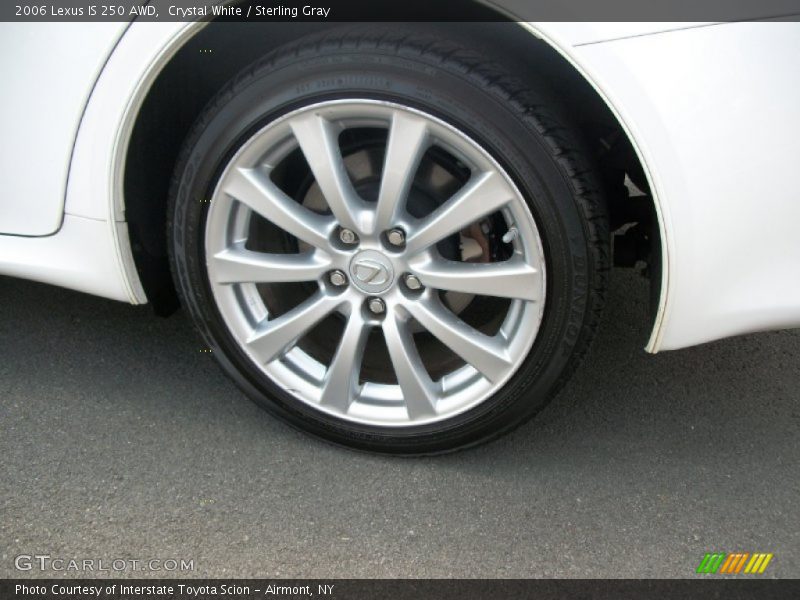 Crystal White / Sterling Gray 2006 Lexus IS 250 AWD