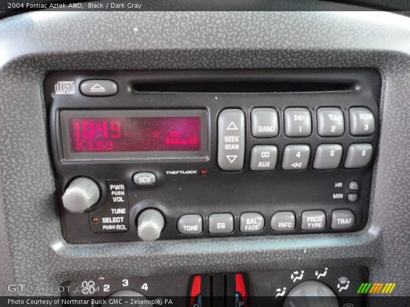 Black / Dark Gray 2004 Pontiac Aztek AWD