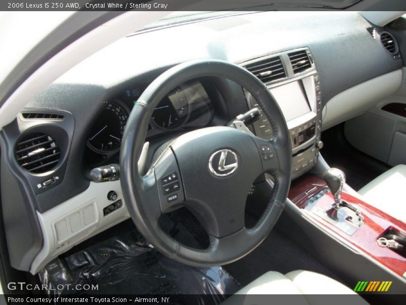 Crystal White / Sterling Gray 2006 Lexus IS 250 AWD