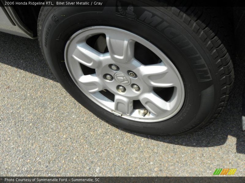 Billet Silver Metallic / Gray 2006 Honda Ridgeline RTL