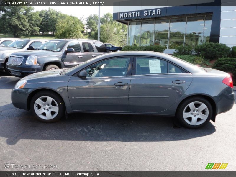 Dark Steel Gray Metallic / Ebony 2009 Pontiac G6 Sedan