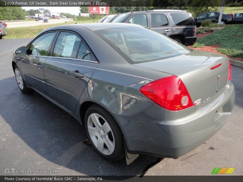 Dark Steel Gray Metallic / Ebony 2009 Pontiac G6 Sedan