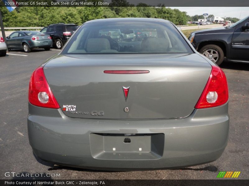 Dark Steel Gray Metallic / Ebony 2009 Pontiac G6 Sedan