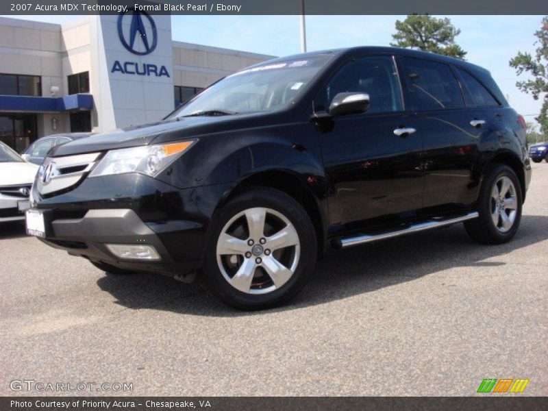 Formal Black Pearl / Ebony 2007 Acura MDX Technology