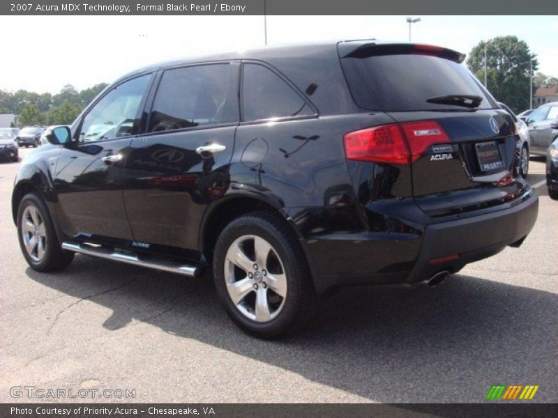 Formal Black Pearl / Ebony 2007 Acura MDX Technology