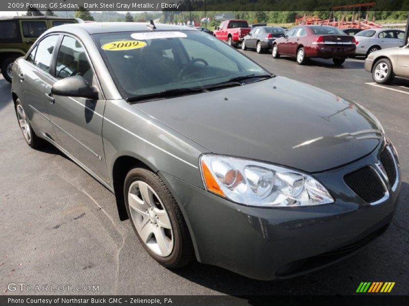 Dark Steel Gray Metallic / Ebony 2009 Pontiac G6 Sedan