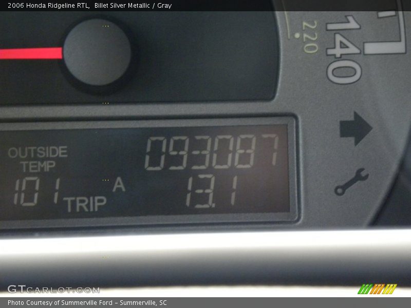 Billet Silver Metallic / Gray 2006 Honda Ridgeline RTL