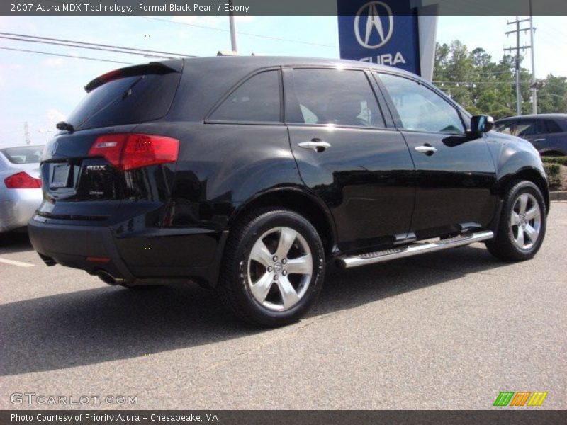 Formal Black Pearl / Ebony 2007 Acura MDX Technology
