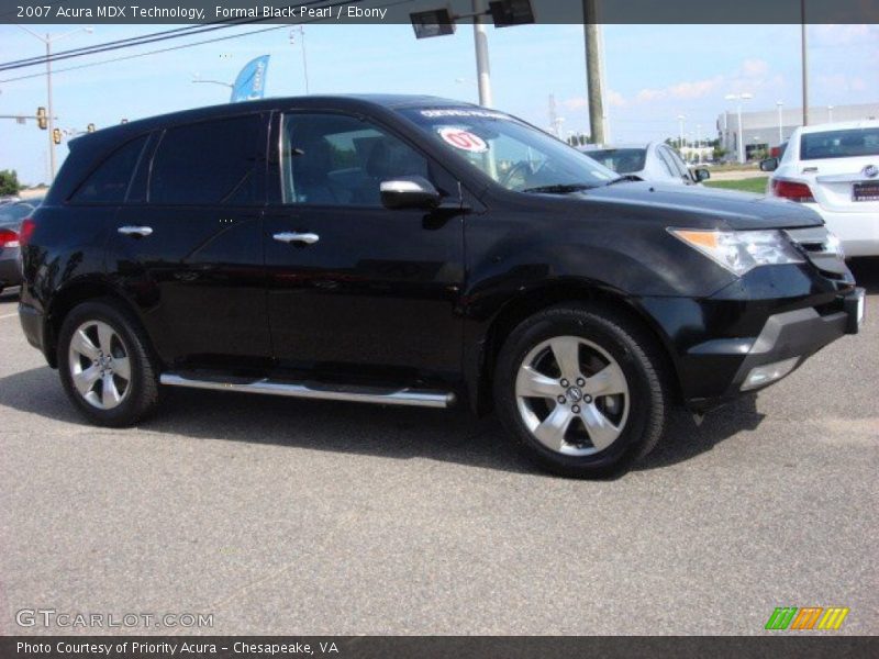 Formal Black Pearl / Ebony 2007 Acura MDX Technology