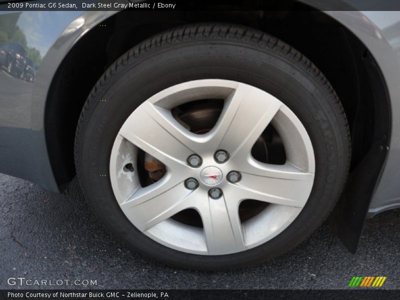Dark Steel Gray Metallic / Ebony 2009 Pontiac G6 Sedan