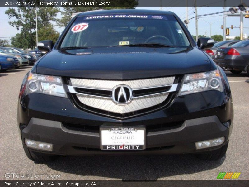 Formal Black Pearl / Ebony 2007 Acura MDX Technology