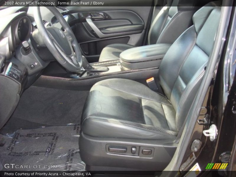 Formal Black Pearl / Ebony 2007 Acura MDX Technology