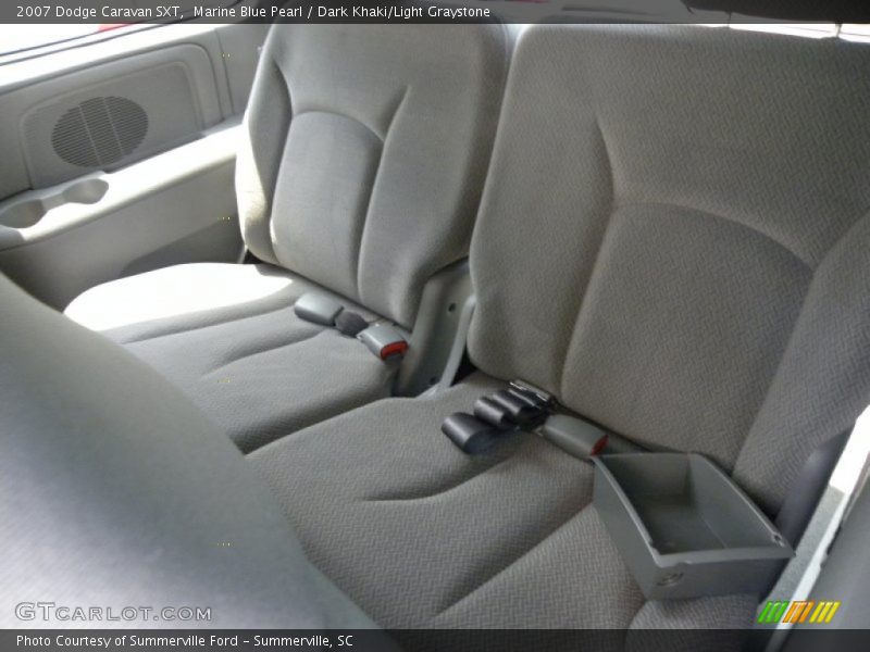 Marine Blue Pearl / Dark Khaki/Light Graystone 2007 Dodge Caravan SXT