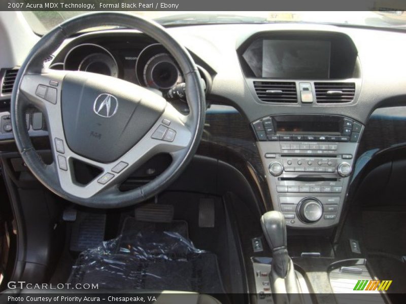 Formal Black Pearl / Ebony 2007 Acura MDX Technology