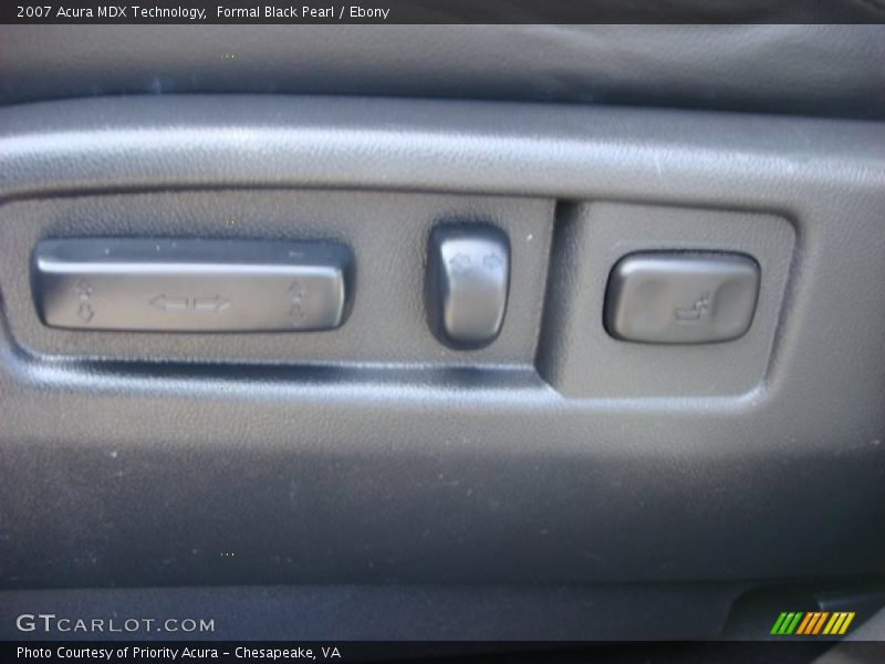 Formal Black Pearl / Ebony 2007 Acura MDX Technology