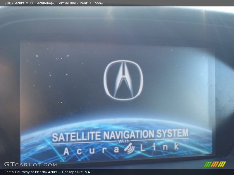 Formal Black Pearl / Ebony 2007 Acura MDX Technology