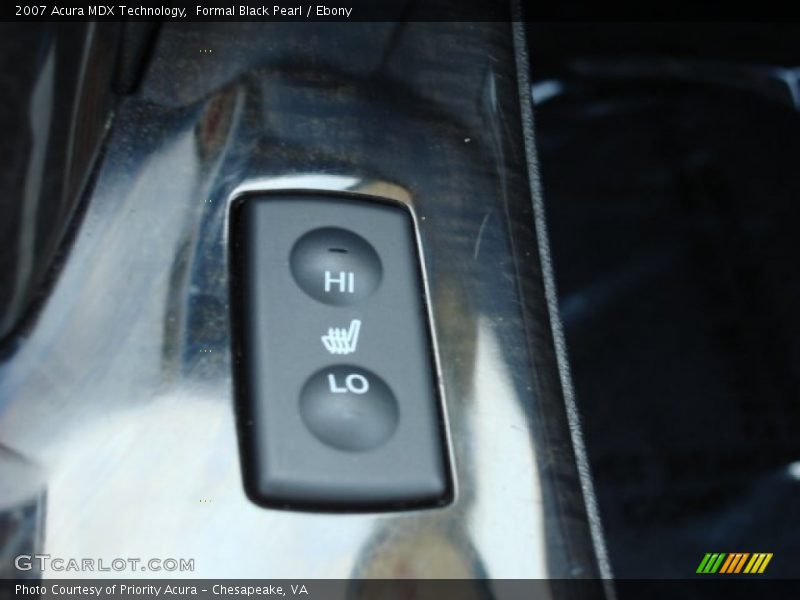 Formal Black Pearl / Ebony 2007 Acura MDX Technology